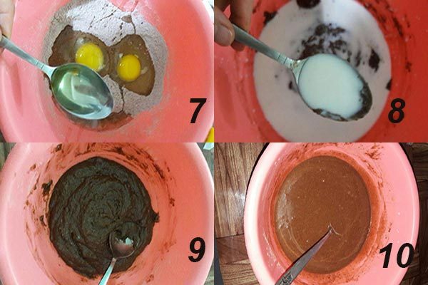 آموزش مرحله به مرحله تهیه کیک شکلاتی بدون فر | وب 