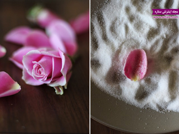 	طرز تهیه کیک یزدی خانگی با تزیین گل سرخ | وب 