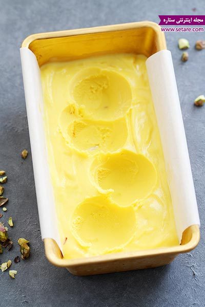 	طرز تهیه بستنی سنتی زعفرانی ایرانی | وب 
