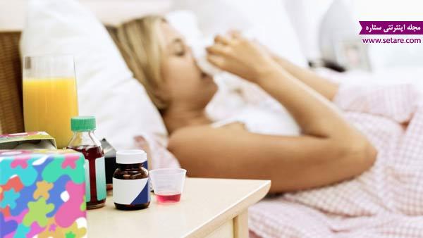 	درمان سرماخوردگی، آنفولانزا و حساسیت در دوران بارداری