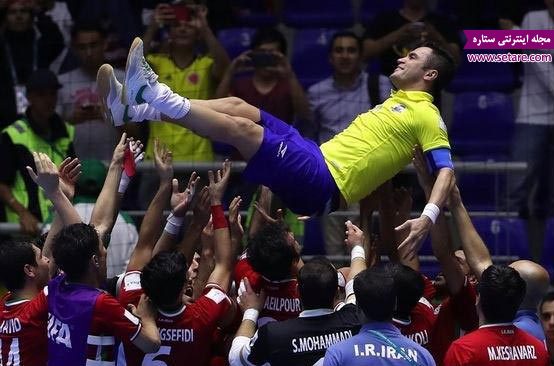 	رادامل فالکائو، ستاره تیم فوتسال برزیل روی دست بازیکنان ایرانی