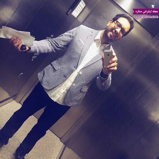 	عکس سلفی امید حاجیلی در آیینه آسانسور | وب 