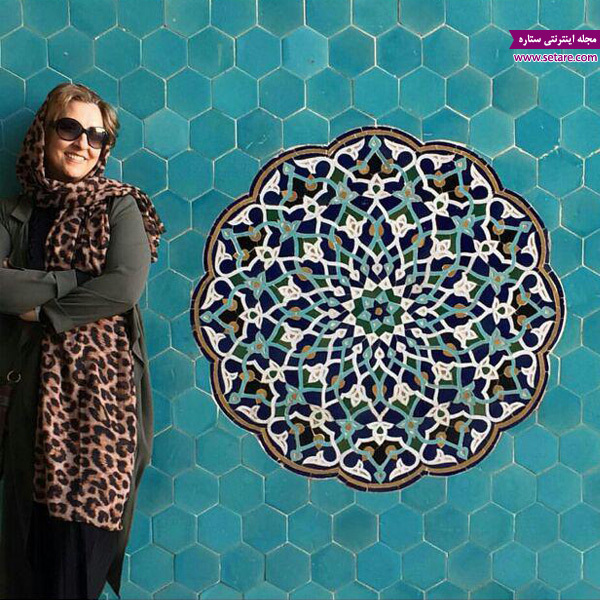 	مرجانه گلچین در مسجد جامع یزد + عکس | وب 
