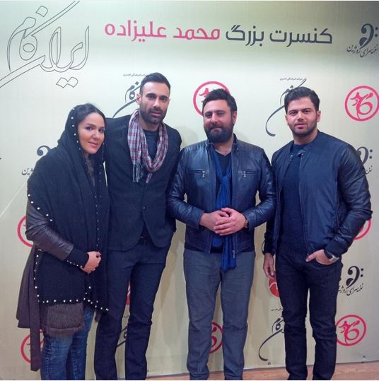 	عادل غلامی و همسرش در کنسرت محمد علیزاده + عکس