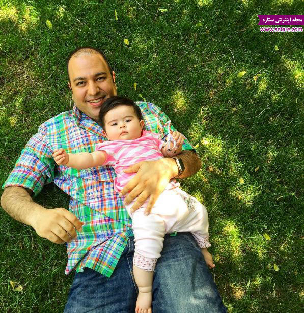 	عکس علی اوجی با دختر بچه‌ی همسایه | وب 
