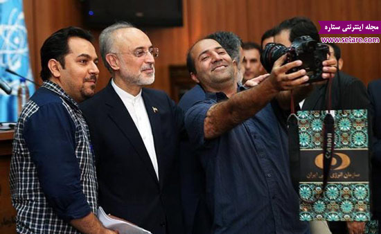 	سلفی جالب علی‌اکبر صالحی با خبرنگاران