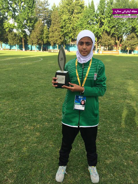 	رقیه جلال نسب، دختر فوتبالیست ایران بهترین بازیکن فستیوال آسیا | وب 
