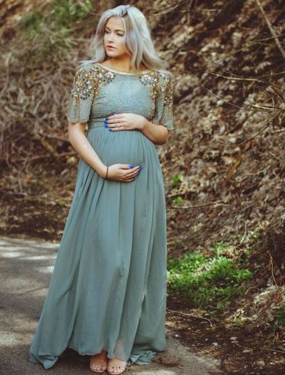 جدیدترین مدل های لباس مجلسی بارداری و نکاتی برای انتخاب آن | وب 