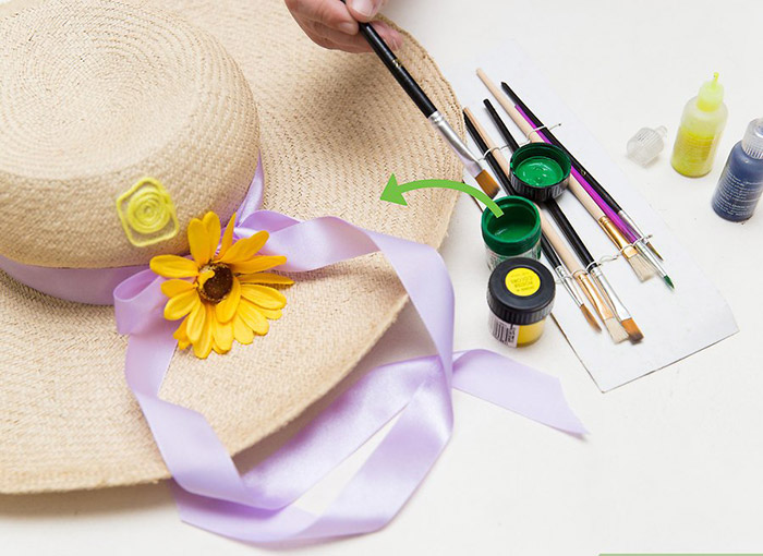 آموزش تزیین کلاه تابستانی برای خانم‌ها | وب 