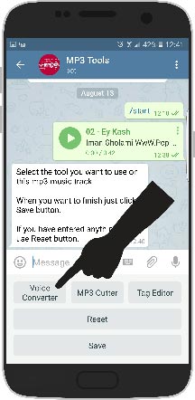 	ترفندهای تلگرام: آموزش ارسال آهنگ MP3 به صورت ویس در تلگرام | وب 