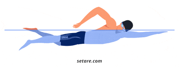 آموزش ساده شنای کرال سینه | وب 