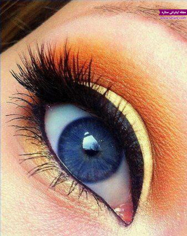 	چگونه آرایش چشم نارنجی رنگ داشته باشیم؟ | وب 