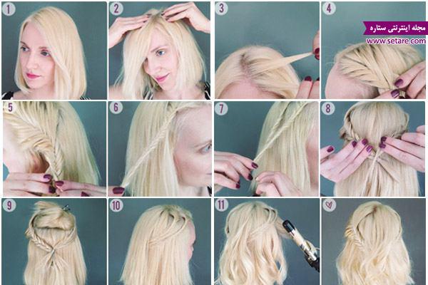 	آموزش تغییر مدل موی کوتاه دخترانه + عکس بافت موی کوتاه | وب 
