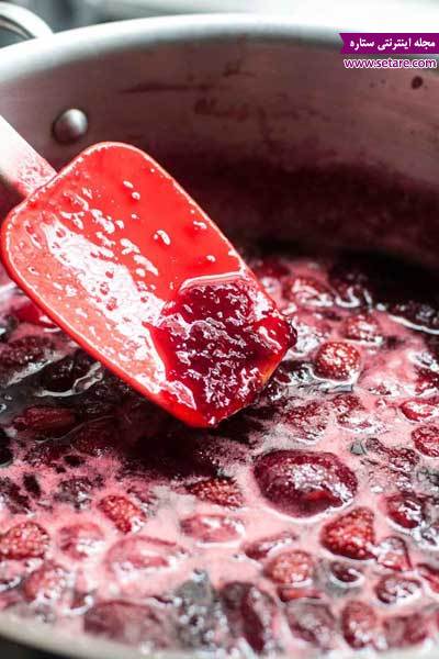	طرز تهیه مربای توت فرنگی خوش رنگ به دو روش | وب 