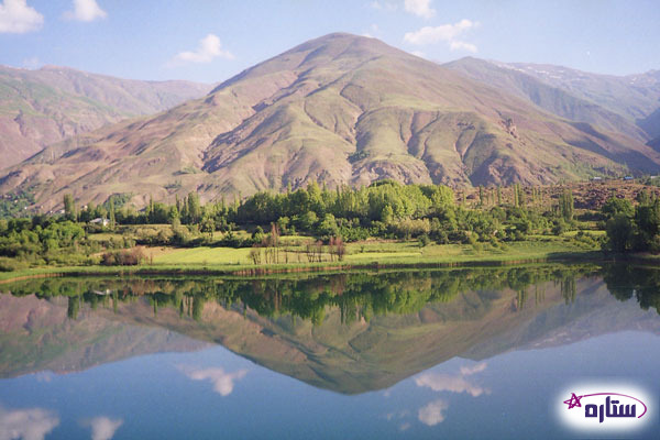 	دریاچه اوان قزوین در منطقه تاریخی الموت