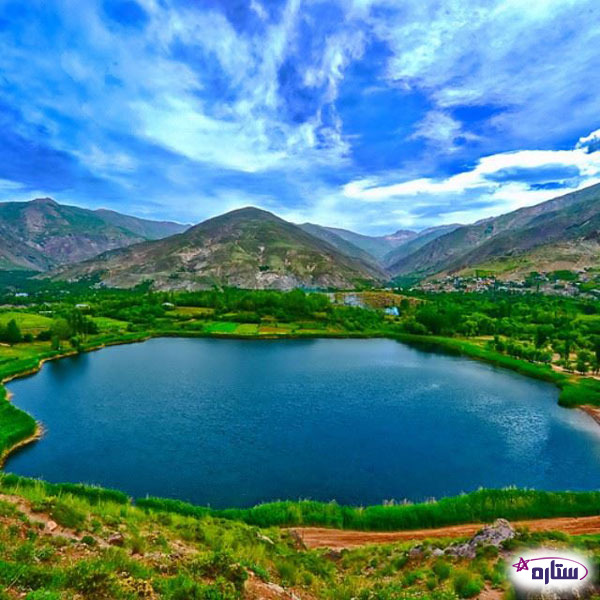 	دریاچه اوان قزوین در منطقه تاریخی الموت | وب 