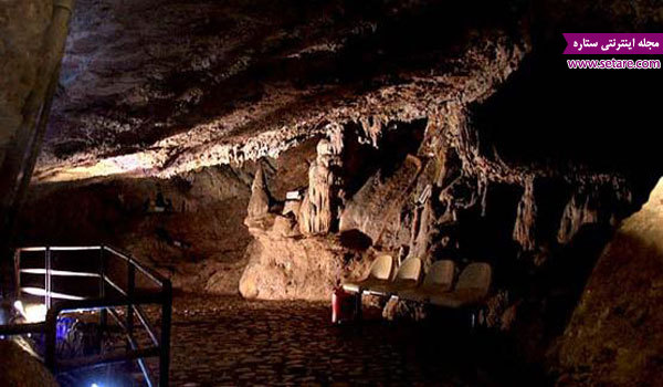 	غار قوری قلعه کرمانشاه، طولانی‌ترین غار آبی ایران | وب 