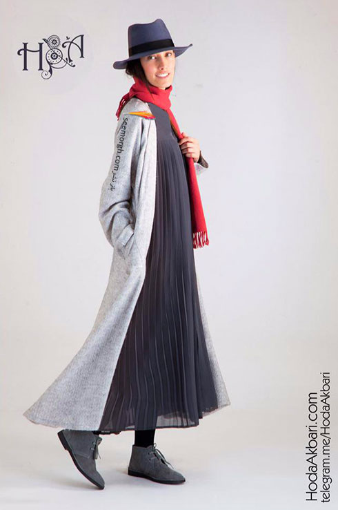 مدل مانتو H&A، هدا اکبری برای زمستان 1394