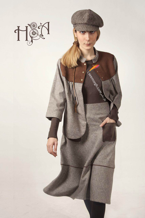مدل مانتو H&A، هدا اکبری برای زمستان 1395