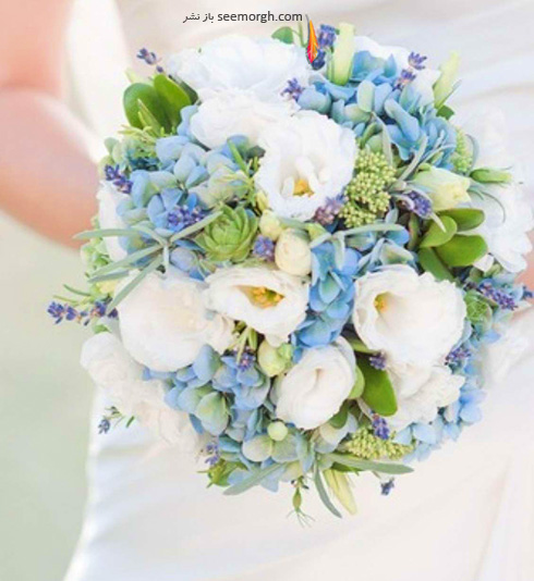 دسته گل عروسی تان را به رنگ سال انتخاب کنید