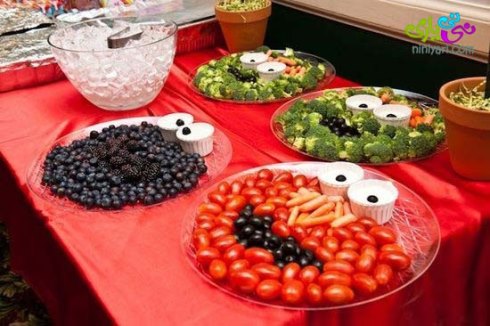 تزیین غذای جشن تولد کودک با چند راه ساده و زیبا!!