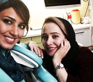 عکس و متن الناز حبیبی برای تبریک تولد سحر دکتر دندانپزشکش