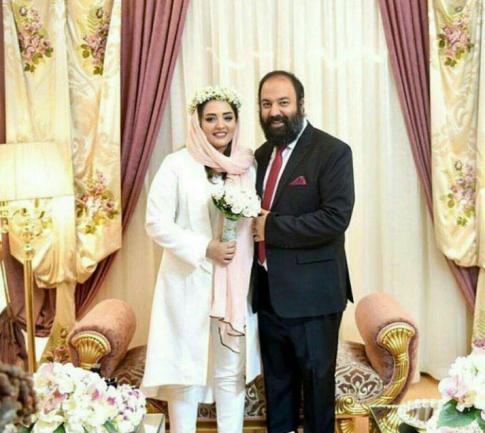 عکس های مراسم عقد نرگس محمدی و همسرش علی اوجی
