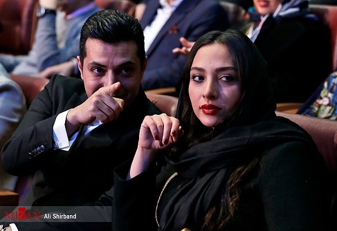 عکس های اشکان خطیبی و همسرش آناهیتا درگاهی در اختتامیه جشنواره فجر
