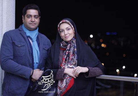 عکس های آزاده نامداری و همسرش سجاد عبادی در جشنواره فیلم فجر