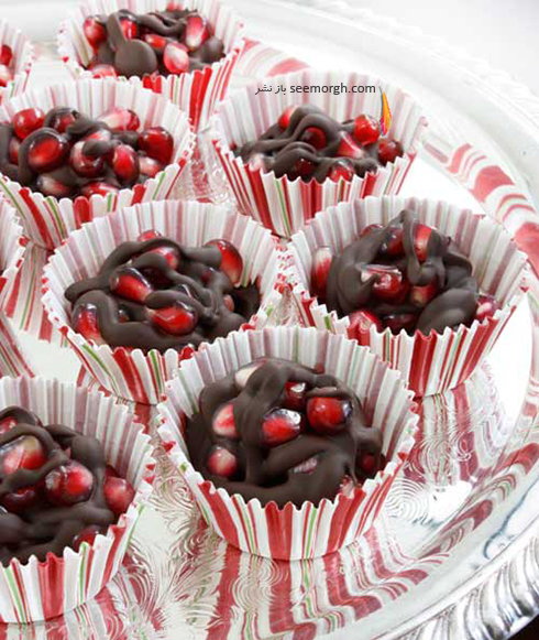 شب یلدا : شکلات انار، یک دسر نیم ساعته و آسان