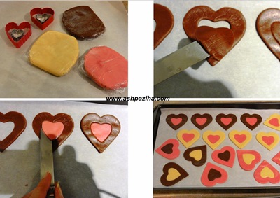 طرز تهیه شیرینی های قلبی برای روز عشق