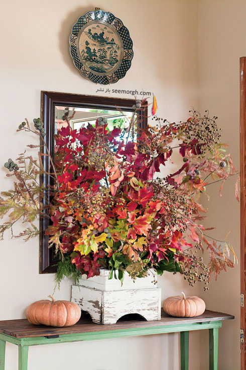 دکوراسیون داخلی خانه تان را با کدوهای رنگارنگ پاییزی و دلنواز کنید