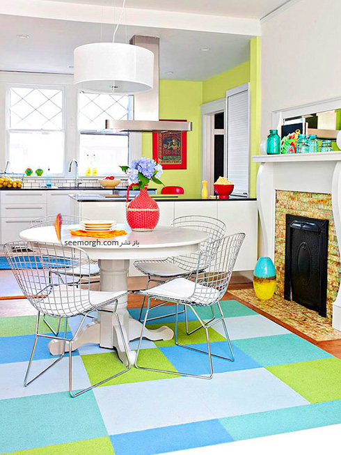 دکوراسیون آشپزخانه تان را رنگی و متفاوت بچینید!!