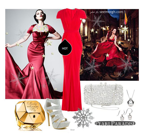 لباس شب تان را به رنگ قرمز و به سبک پنه لوپه کروز ست کنید!!