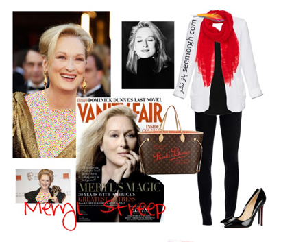 ست کردن لباس پاییزه به سبک Meryl Streep